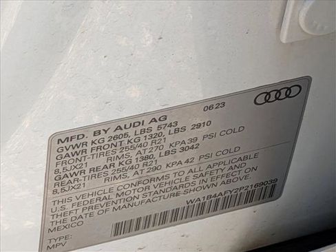 Used 2023 Audi SQ5 Premium Plus w/ Premium Plus Package AWD/4WD image 16