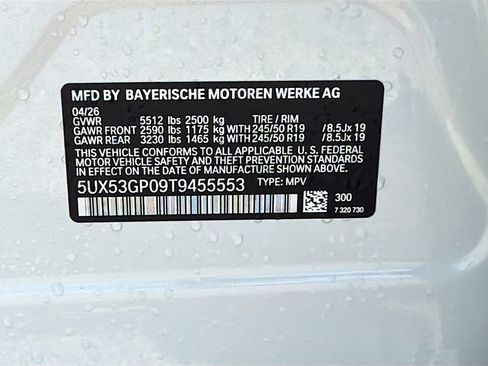 New 2026 BMW X3 xDrive30 w/ Convenience Package AWD/4WD image 41