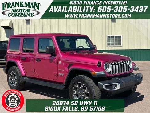Used 2024 Jeep Wrangler Sahara w/ Technology Group image 1