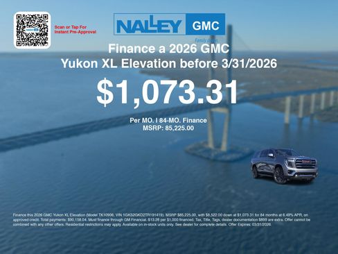 New 2026 GMC Yukon XL Elevation image 7