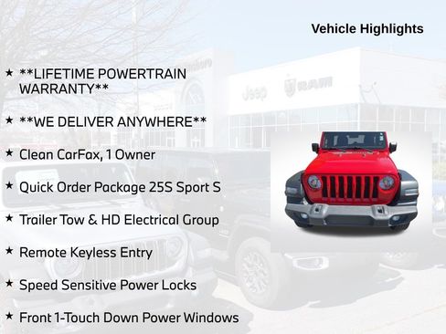 Used 2022 Jeep Wrangler Unlimited Sport AWD/4WD image 5