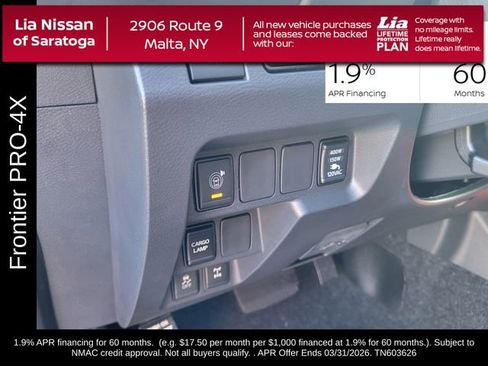 New 2026 Nissan Frontier PRO-4X w/ Pro-4x Convenience Package image 14