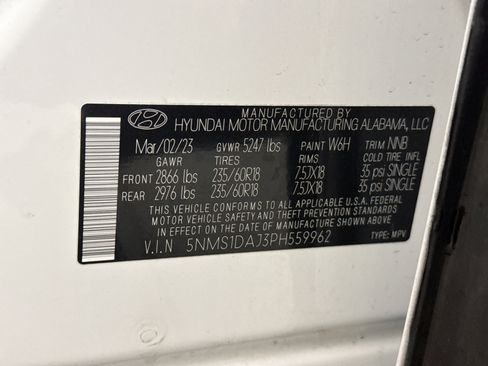 Used 2023 Hyundai Santa Fe SE AWD/4WD image 21