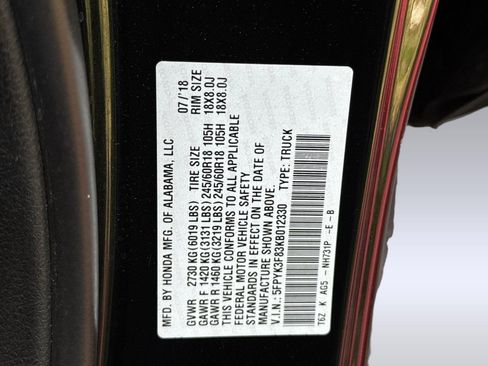 Used 2019 Honda Ridgeline Black Edition image 23