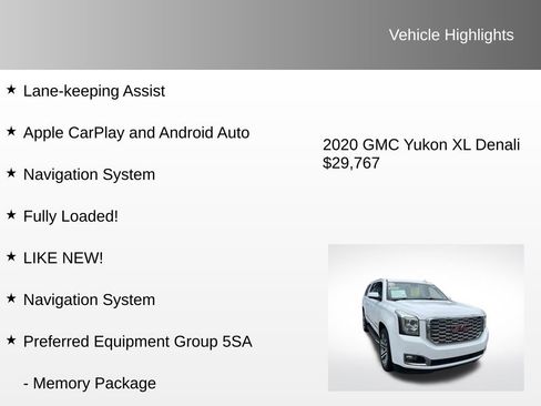 Used 2020 GMC Yukon XL Denali image 8