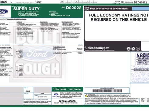 New 2025 Ford F550 4x4 Crew Cab Super Duty w/ XLT Value Package image 4
