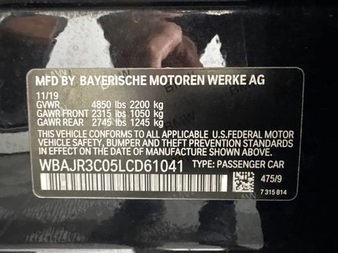 Used 2020 BMW 530i w/ Premium Package RWD image 33
