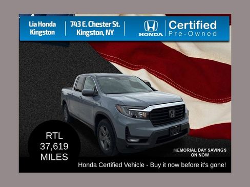Certified 2023 Honda Ridgeline RTL image 1