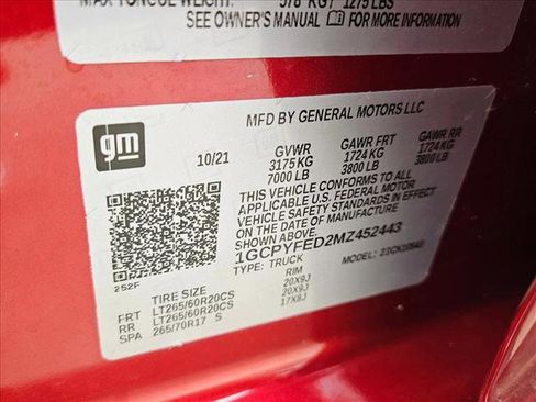 Used 2021 Chevrolet Silverado 1500 LT Trail Boss w/ Bed Protection Package image 25