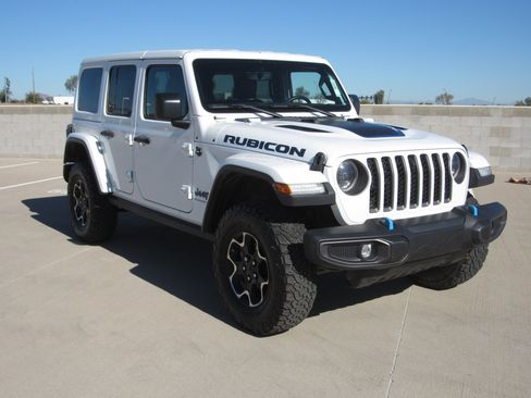 Used 2023 Jeep Wrangler Unlimited Rubicon 4xe w/ Cold Weather Group image 2