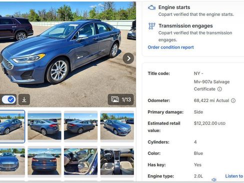 Used 2019 Ford Fusion SEL FWD image 53