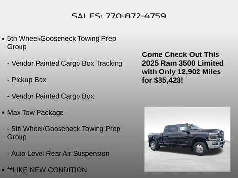 Used 2025 RAM 3500 Limited AWD/4WD image 15