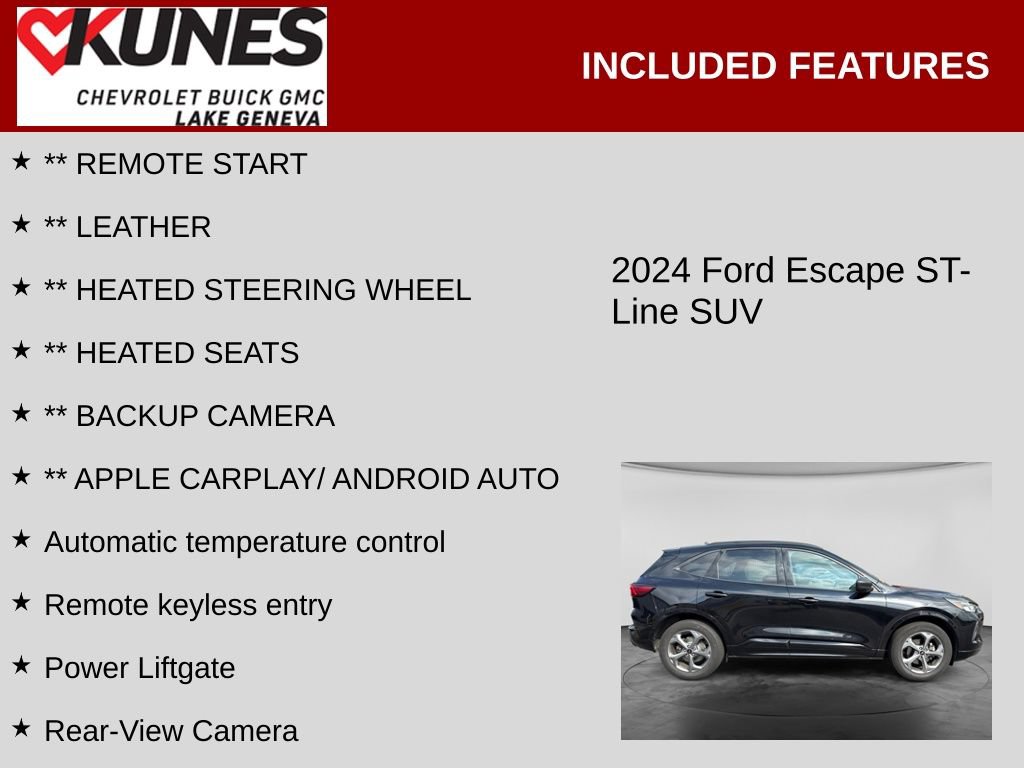 Used 2024 Ford Escape ST-Line AWD/4WD image 2