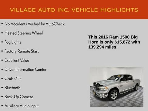 Used 2016 RAM 1500 Big Horn image 14