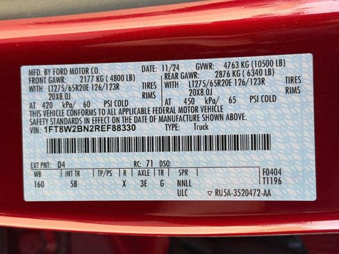 Used 2024 Ford F250 Lariat w/ Sport Appearance Package image 35