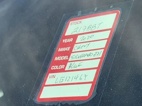 Used 2020 Chevrolet Silverado 1500 Custom Trail Boss w/ Custom Convenience Package image 30