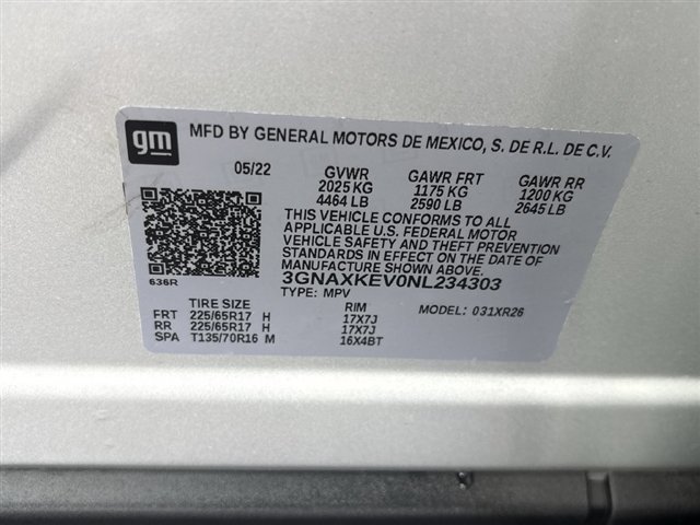 Certified 2022 Chevrolet Equinox LT FWD image 32