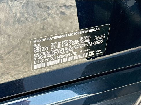 Used 2022 BMW X6 xDrive40i w/ M Sport Package AWD/4WD image 36