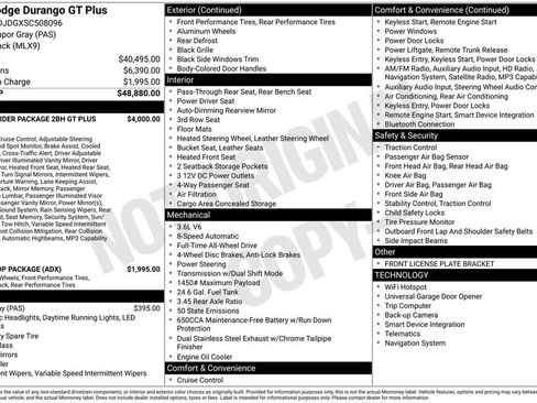 Used 2025 Dodge Durango GT AWD/4WD image 2