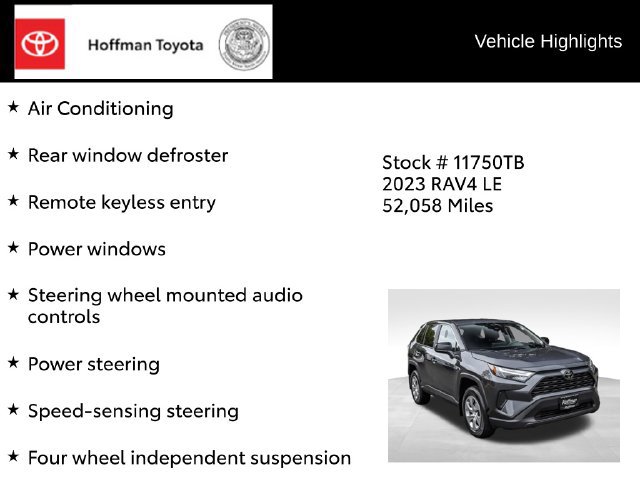 Used 2023 Toyota RAV4 LE AWD/4WD image 15