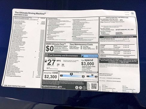 New 2026 BMW X3 M50 w/ Premium Package image 22