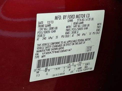 Used 2014 Ford Explorer Limited w/ Equipment Group 301A FWD image 25