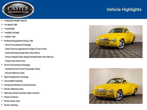 Used 2004 Chevrolet SSR w/ Preferred Equipment Group RWD image 3