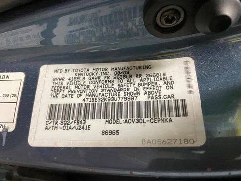 Used 2003 Toyota Camry LE image 41