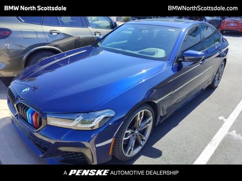 Used 2022 BMW M550i xDrive AWD/4WD image 1
