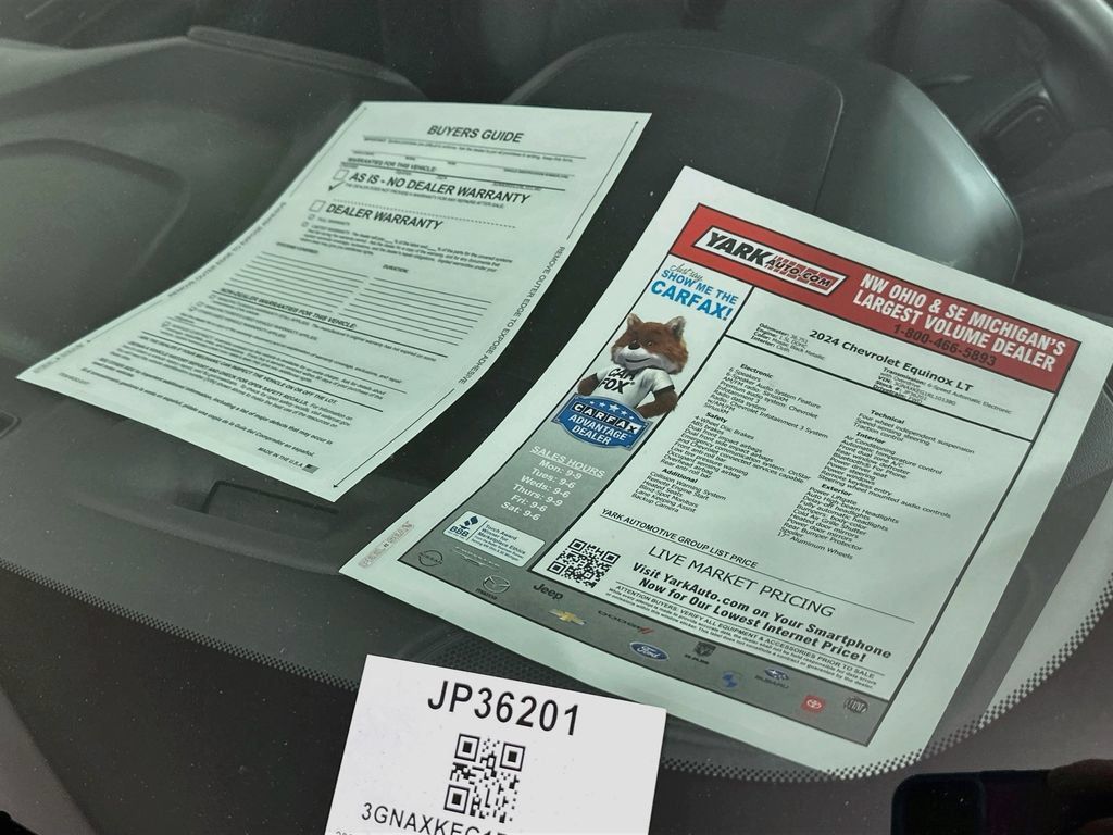 Used 2024 Chevrolet Equinox LT w/ LPO, Floor Liner Package FWD image 14