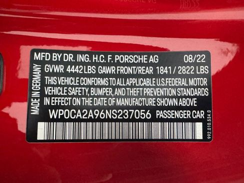 Used 2022 Porsche 911 Carrera image 76