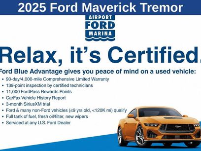 Certified 2025 Ford Maverick Tremor