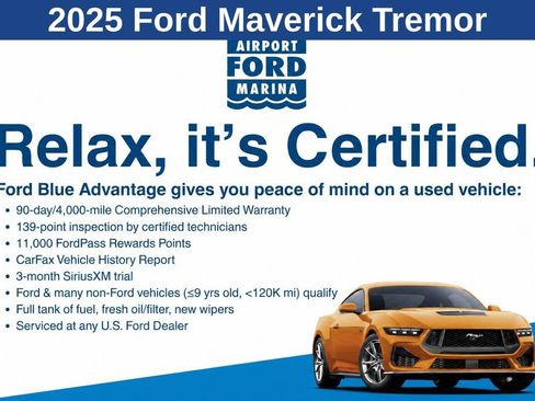 Certified 2025 Ford Maverick Tremor AWD/4WD image 2