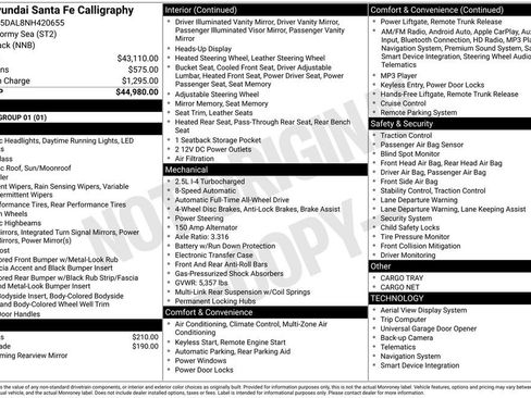 Used 2022 Hyundai Santa Fe Calligraphy image 41
