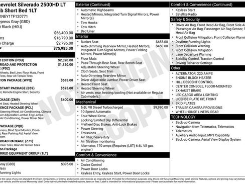 New 2026 Chevrolet Silverado 2500 LT w/ All Star Edition AWD/4WD image 22