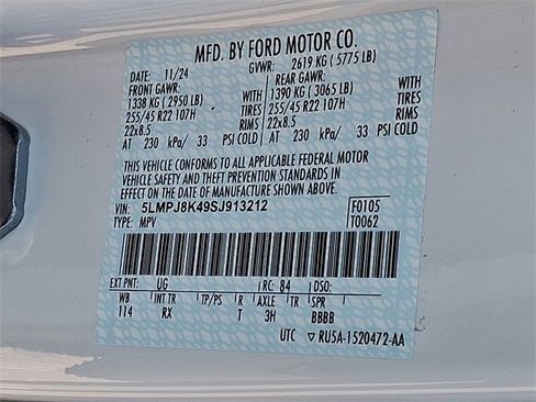 Used 2025 Lincoln Nautilus Reserve image 28