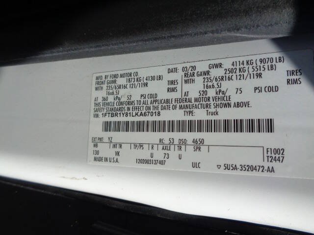 Used 2020 Ford Transit 250 Low Roof RWD image 27