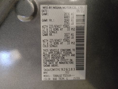 Used 2015 Nissan Rogue SV image 33