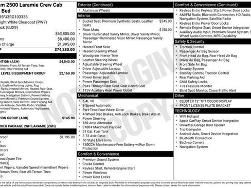 Used 2024 RAM 2500 Laramie w/ Night Edition image 34