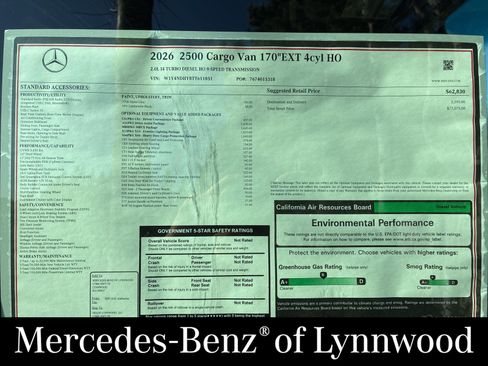 New 2026 Mercedes-Benz Sprinter 2500 image 15