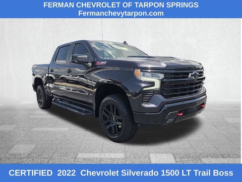 Certified 2022 Chevrolet Silverado 1500 LT Trail Boss AWD/4WD image 1