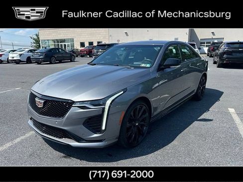 Used 2022 Cadillac CT4 V w/ LPO, ONYX Package AWD/4WD image 12