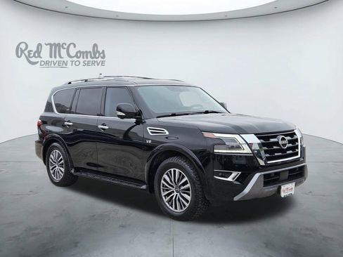 Used 2022 Nissan Armada SL w/ Captain's Chairs Package image 1