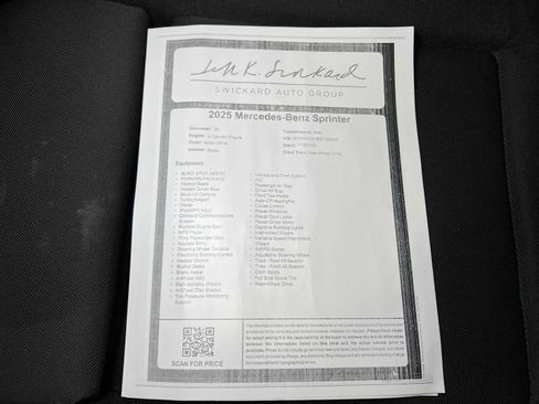 Used 2025 Mercedes-Benz Sprinter 2500 image 40