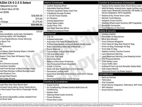 Certified 2023 MAZDA CX-5 AWD 2.5 S w/ Select Package image 4
