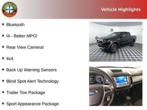 Certified 2020 Ford Ranger XLT w/ Equipment Group 302A Luxury AWD/4WD image 2
