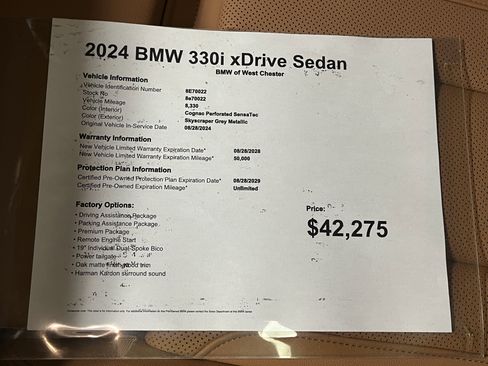 Certified 2024 BMW 330i xDrive Sedan w/ Premium Package image 17