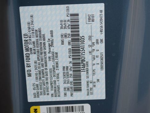 New 2025 Ford Mustang GT Premium w/ 60th Anniversary Package image 26