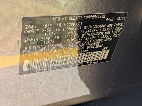 Used 2025 Subaru Outback Limited w/ Popular Package #2 AWD/4WD image 44