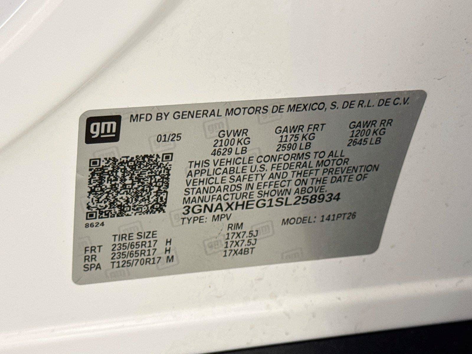 Certified 2025 Chevrolet Equinox LT FWD image 30